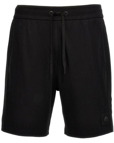 Moose Knuckles 'Perido' Bermuda Shorts - Black