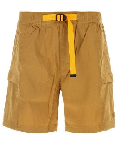 The North Face Men Cargo Shorts 100% Nylon Hiking Beige Fishing Small S