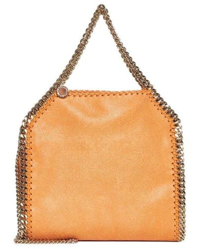 Stella McCartney Chain Detailed Shoulder Bag - Orange