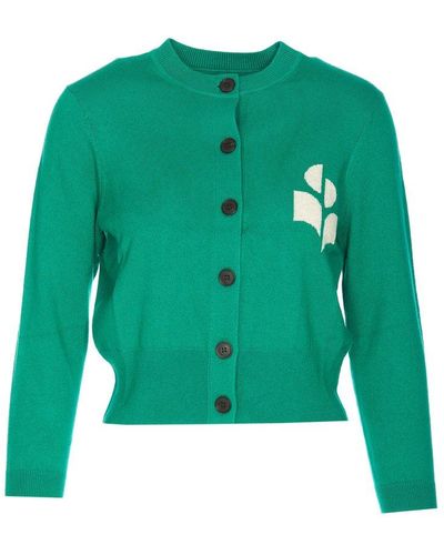 Isabel Marant Newton Button-up Cardigan - Green