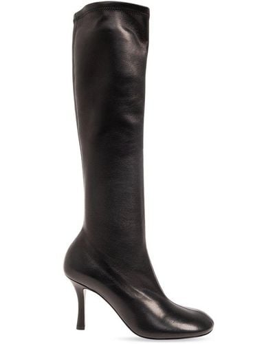 Burberry 'baby' Heeled Boots, - Black