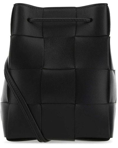 Bottega Veneta Cassette Small Shoulder Bag - Black