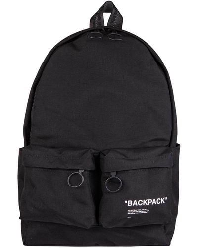 Off-White c/o Virgil Abloh Logo-print Shell Backpack - Black