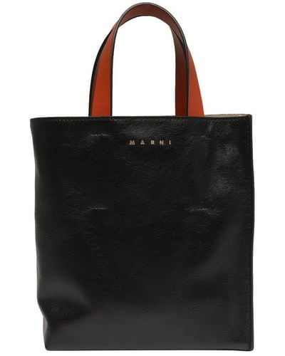 Marni Museo Two-toned Tote Bag - Black