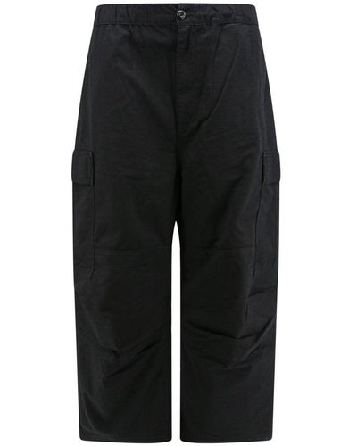 Carhartt Darted Knee Detailed Cargo Trousers - Black