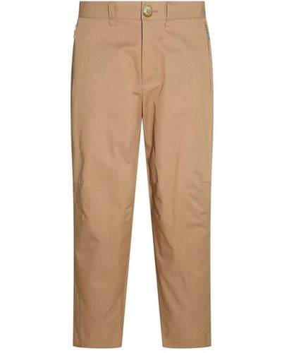 Lanvin Cotton And Wool Blend Pants - Natural