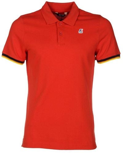 K-Way Short-sleeved Polo Shirt - Red