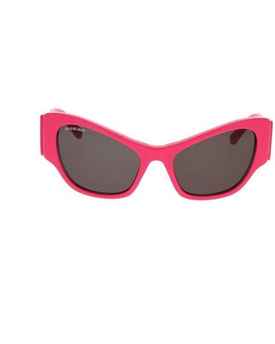 Balenciaga Alien Frame Sunglasses - Red