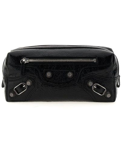 Balenciaga Le Cagole Toiletry Bag - Black