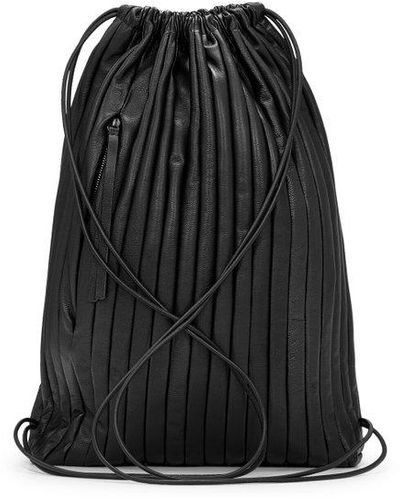 Marsèll Arriccia Quilted Drawstring Backpack - Black