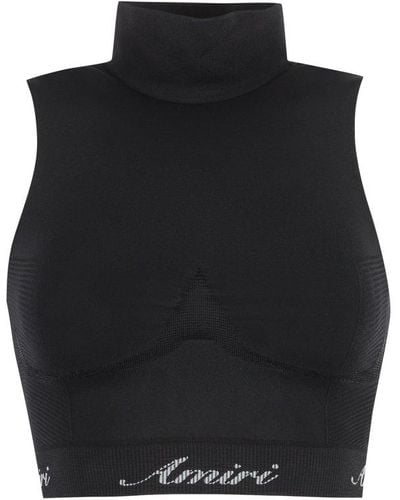 Turtleneck Crop Top Sleeveless