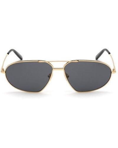 Tom Ford Pilot Frame Sunglasses - Metallic