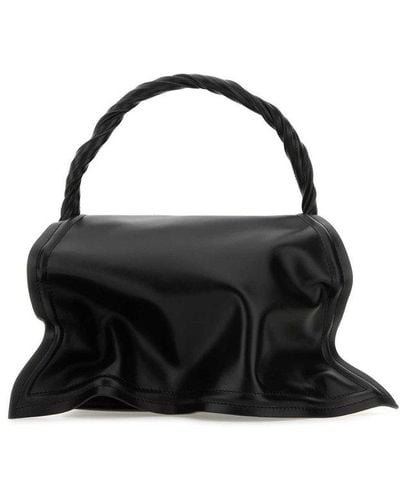 Y. Project Leather Handbag - Black