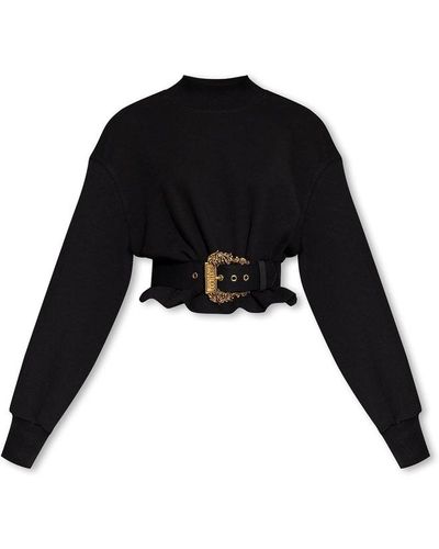 Versace Jeans Couture Oversize Sweatshirt - Black