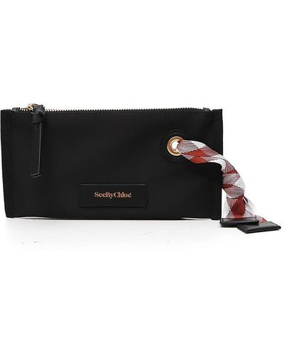 See By Chloé Small Beth Cosmetic Bag - Black