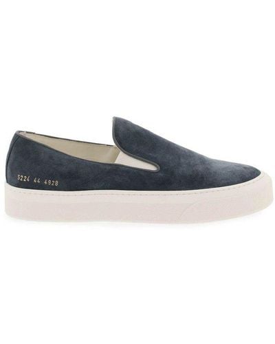 Common Projects Almond Toe Slip-on Sneakers - Blue