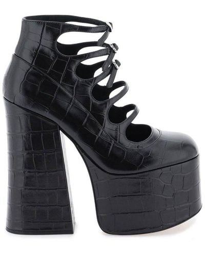 Marc Jacobs The Kiki Round Toe Ankle Boots - Black