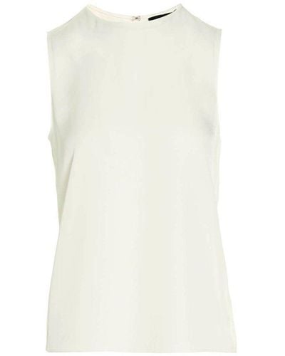 Theory Shell Moder Tops - White