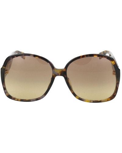 Max Mara Square Frame Sunglasses - Brown