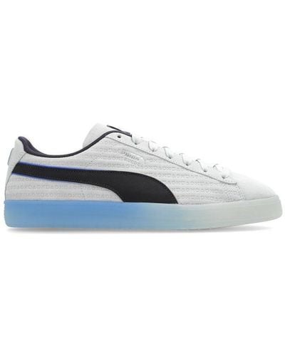 PUMA X Playstation Round-toe Lace-up Trainers - Grey