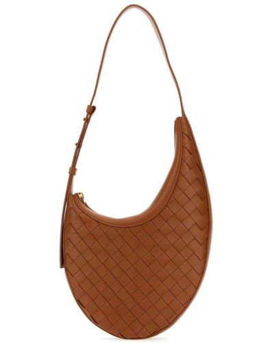 Bottega Veneta Drop Hobo-Bag - Brown