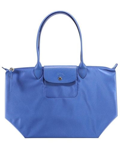 Longchamp Le Pliage Néo Large Shoulder Bag - Blue