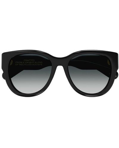 Chloé Cat-eye Frame Sunglasses - Black