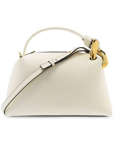 JW Anderson Chain Detailed Top Handle Bag - White