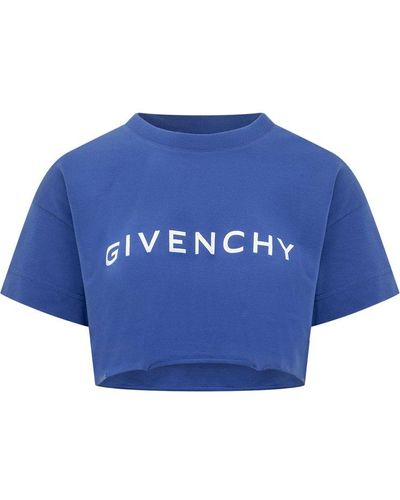 Givenchy T-Shirt With Logo - Blue