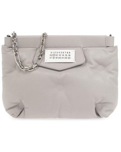 Maison Margiela 'glam Slam Mini' Shoulder Bag, - Gray