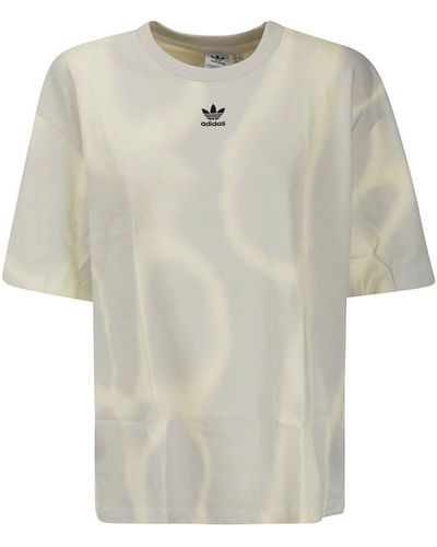 adidas Originals Dye Allover Printed T-shirt - White
