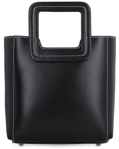 STAUD Shirley Open-top Mini Tote Bag - Black