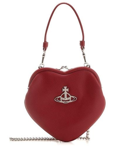 Vivienne Westwood Belle Heart Shape Clutch Bag - Red