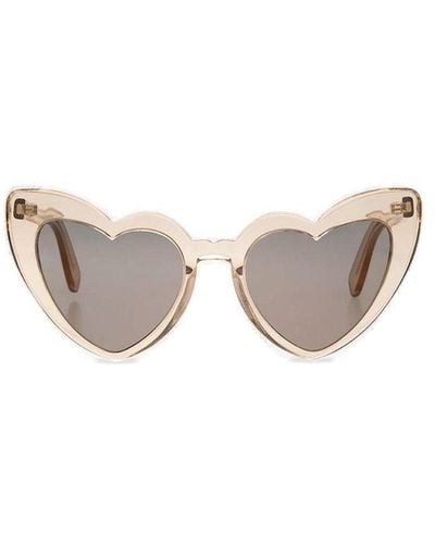 Saint Laurent 'sl 181 Loulou' Sunglasses - Natural