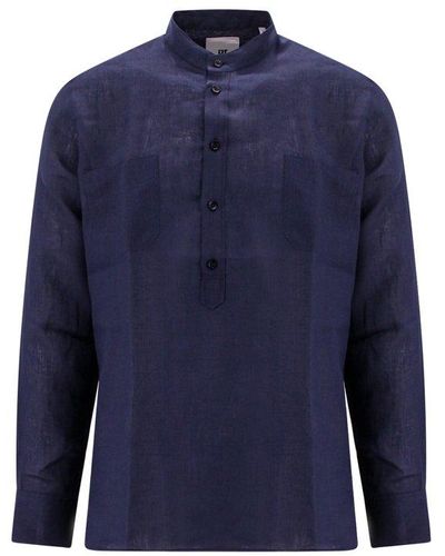 PT Torino Long-sleeved Buttoned Shirt - Blue