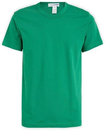 Comme des Garçons T-shirt With Logo At Back - Green