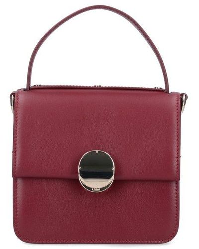Chloé Penelope Small Top Handle Bag - Purple