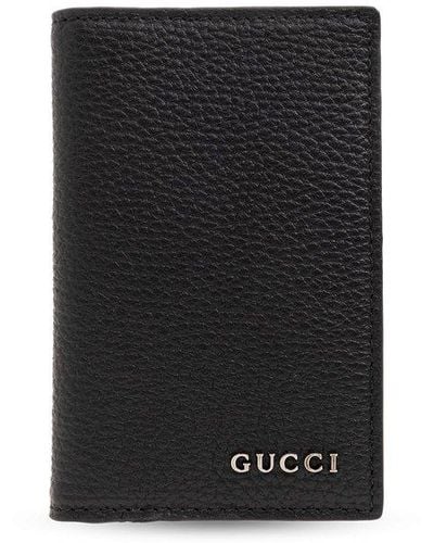 Gucci Folding Card Case, - Black