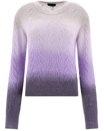 ROBERTO COLLINA BLUE GLITTER KNIT - Enes