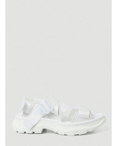 Alexander McQueen Tread Sole Sandals - White
