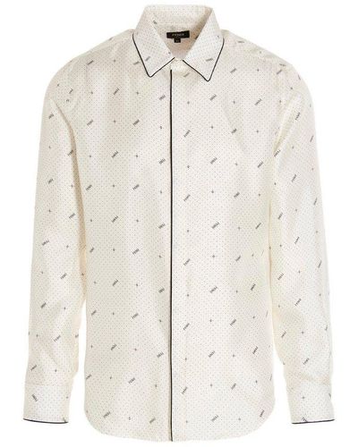 Fendi long sleeve shirt men Clearance