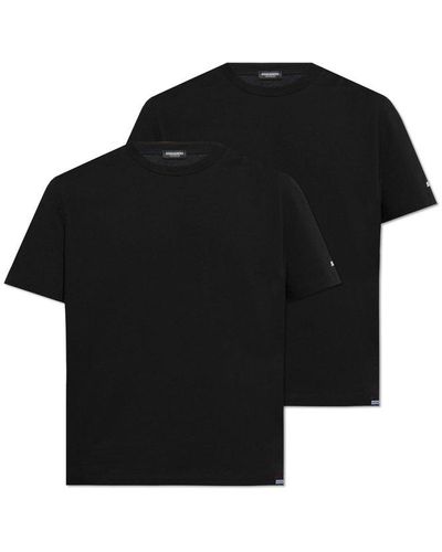 DSquared² Pack Of Two Crewneck T-shirt - Black