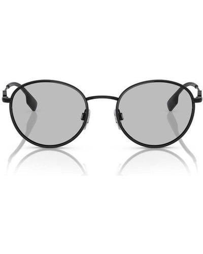 Burberry Round Frame Sunglasses - Metallic