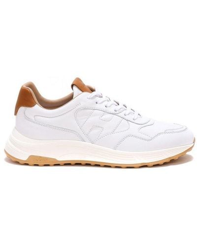 Hogan Hyperlight Leather Sneakers - White