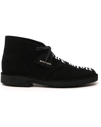 Palm Angels X Clarks Logo Ankle Boots - Black