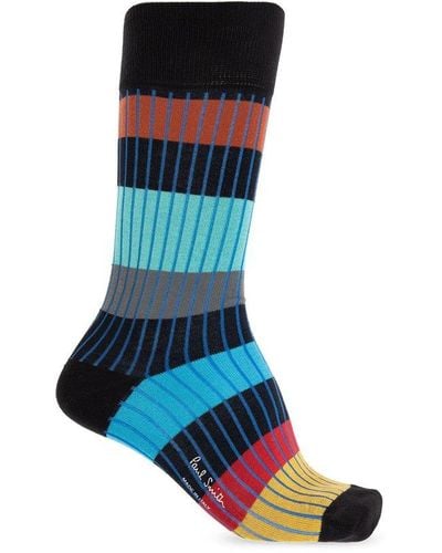 Paul Smith Cotton Socks, - Blue
