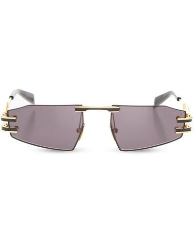 BALMAIN EYEWEAR Fixe Oversized Frame Sunglasses - Multicolour