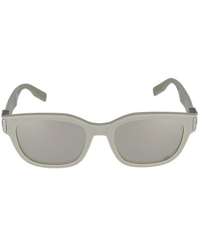 Dior Rectangle Frame Sunglasses - Grey