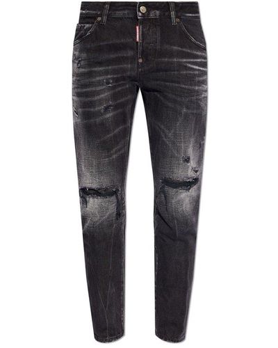 DSquared² Cool Girl Distressed Jeans - Black