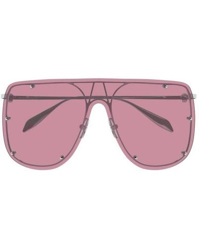 Alexander McQueen Oversize-frame Sunglasses - Pink